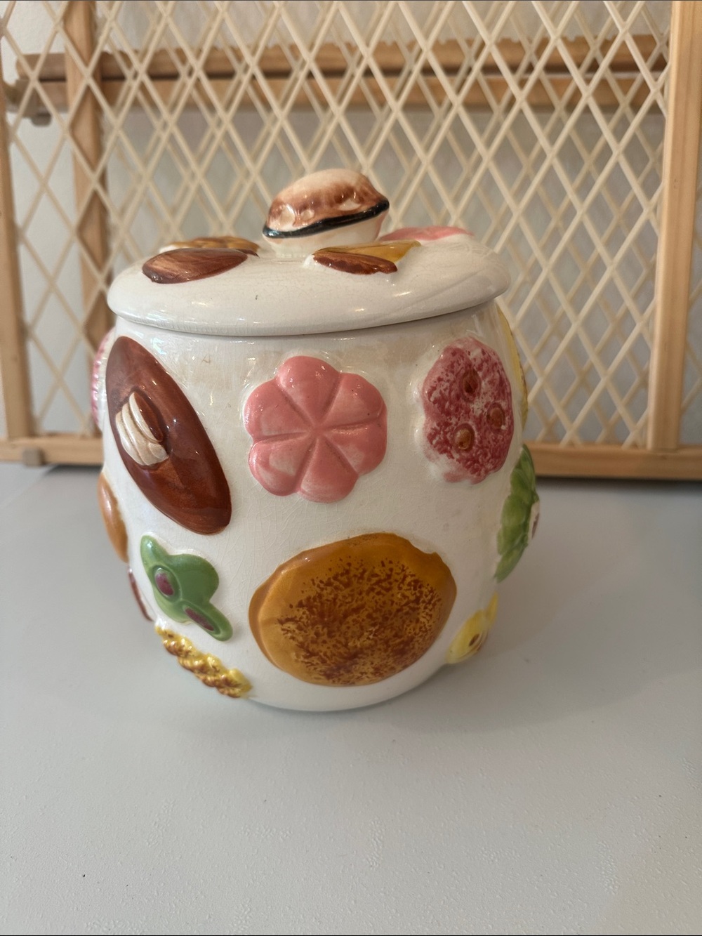 Vintage 1950’s NAPCO “Cookies All Over” cookie jar
